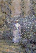 John Henry Twachtman On the Terrace oil on canvas